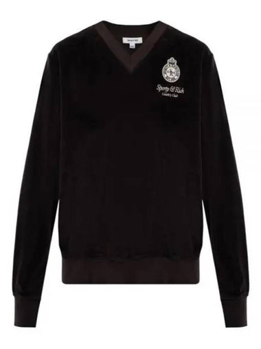 Country Club Sweatshirt VNAW2310CH - SPORTY & RICH - BALAAN 1