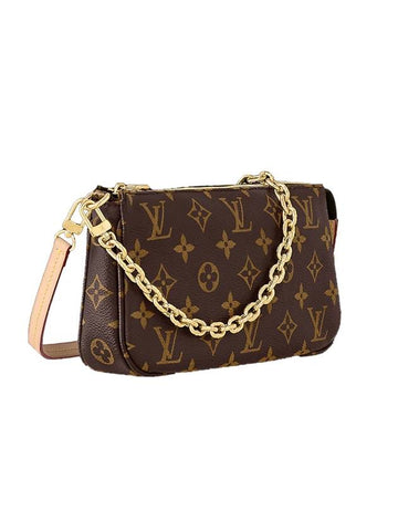 Pochette Accessoires Chain Monogram Shoulder Bag Brown - LOUIS VUITTON - BALAAN 1