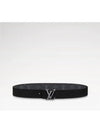 LV Initiales 35MM Reversible Leather Belt Black - LOUIS VUITTON - BALAAN 4