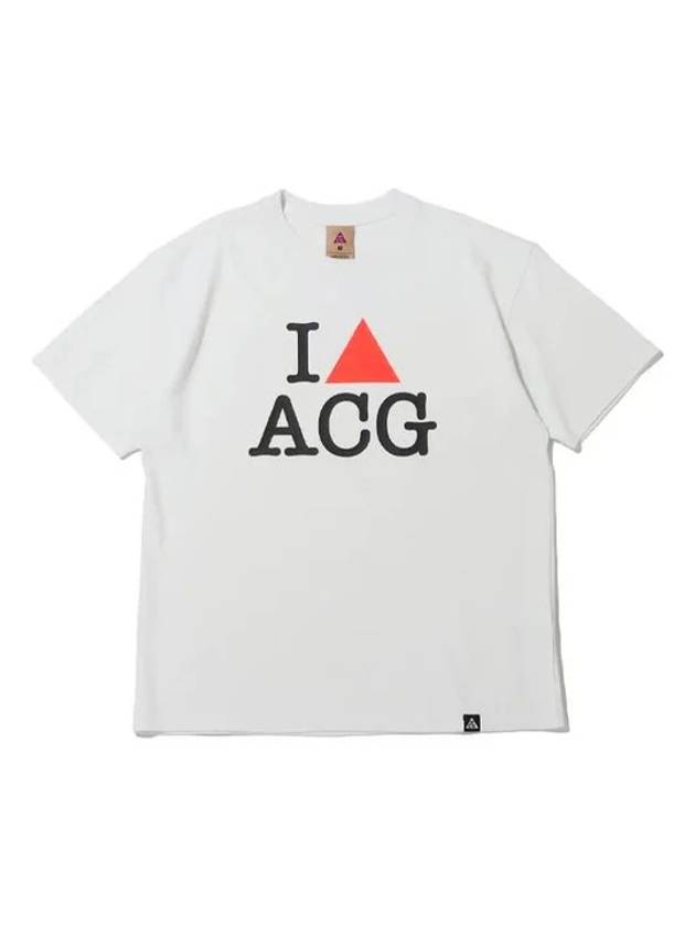 NRG Heart ACG T Shirt White Asia DC5346 121 - NIKE - BALAAN 1