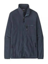 Men's Synchilla Fleece Zip-Up Jacket Smolder Blue - PATAGONIA - BALAAN 2