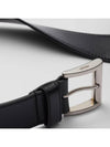 Leather Belt Black Black - PRADA - BALAAN 4