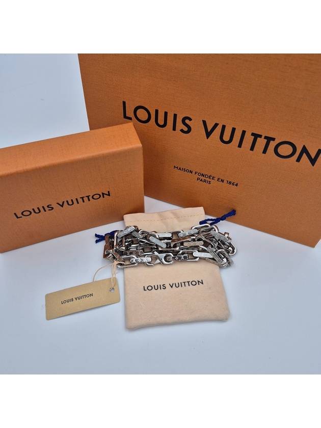 Monogram Chain Necklace Silver - LOUIS VUITTON - BALAAN 6