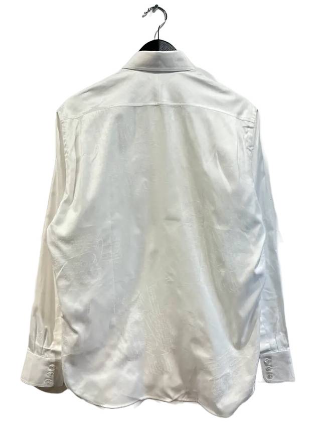 R24HTL98 001000 Scritto Cotton Shirt White - BERLUTI - BALAAN 3