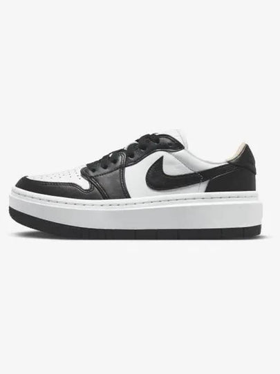 Jordan 1 Elevate Low Top Sneakers Black White - NIKE - BALAAN 2