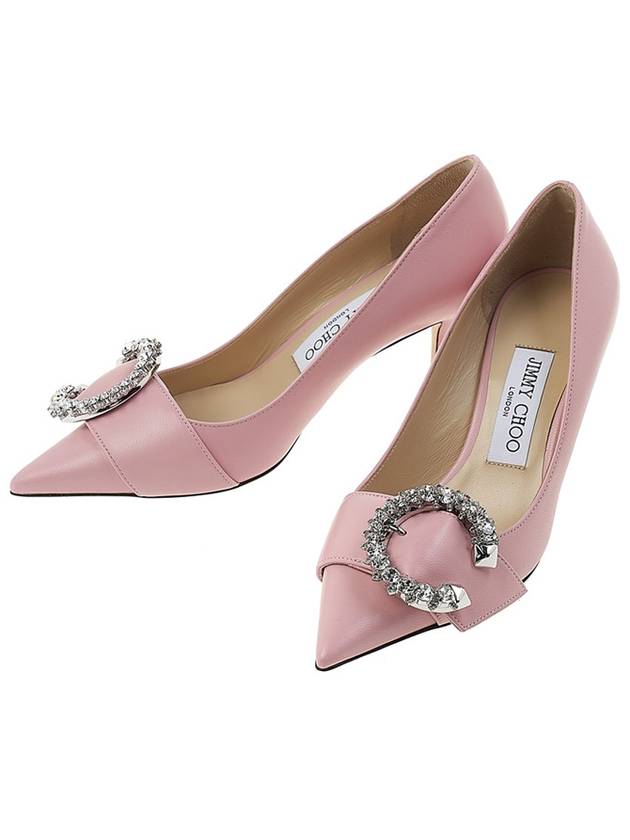 Women s Melva 70 Heel AYU ROSE CRYSTAL - JIMMY CHOO - BALAAN 1