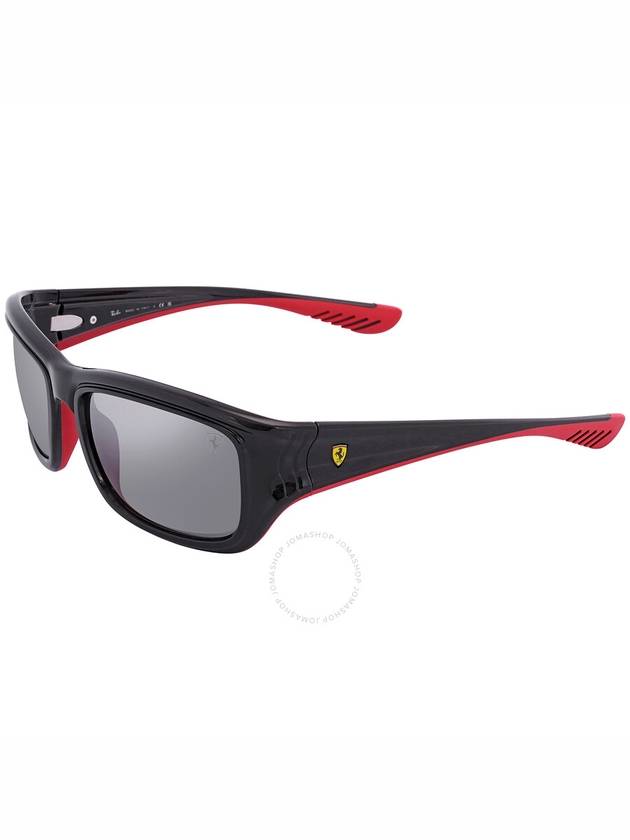 Sunglasses RB4405M F6016G BLACK ON RED - RAY-BAN - BALAAN 4