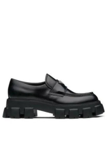 Logo Monolith Loafer Black 2DE129 B4L 1226092 - PRADA - BALAAN 1