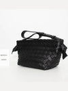 Intrecciato Tie Mini Shoulder Bag Black - BOTTEGA VENETA - BALAAN 3