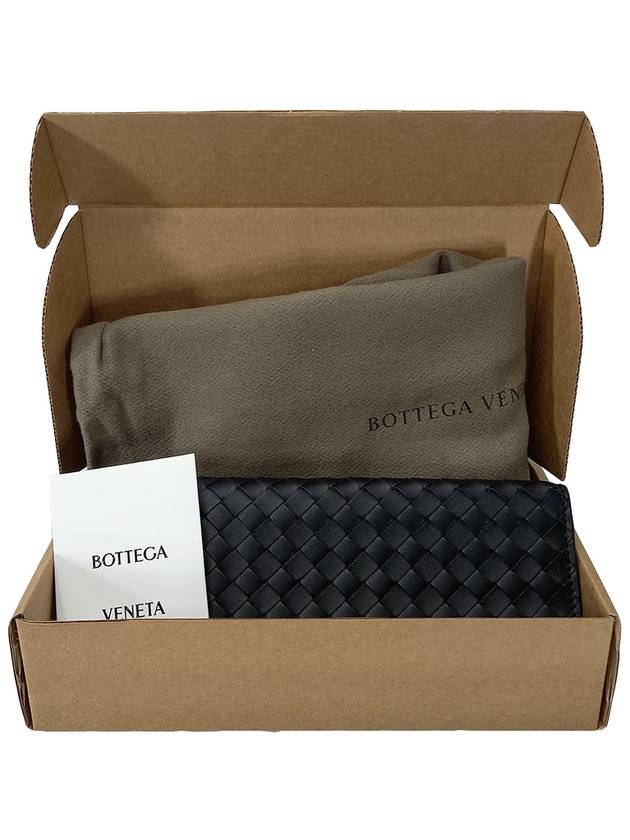 Intrecciato Continental Long Wallet Black - BOTTEGA VENETA - BALAAN 7