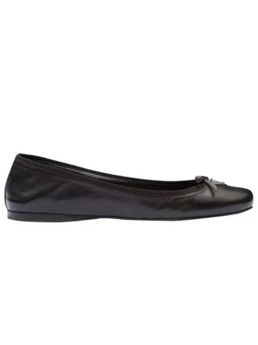 Nappa Leather Ballerina Flats Black - PRADA - BALAAN 2