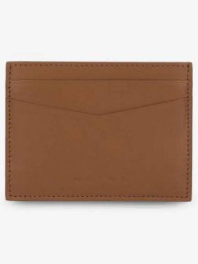 Flat Leather Card Wallet Cinnamon - MARNI - BALAAN 2