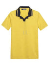 Women's Sammy Short Sleeve Polo Shirt Yellow - J.LINDEBERG - BALAAN 2