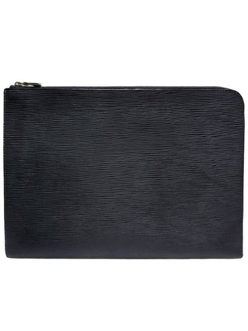 Women s M64153 Pochette Jour Epi GM Black Clutch - LOUIS VUITTON - BALAAN 1