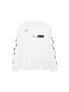 Men s printed long sleeve t shirt white 271944 - ARMANI EXCHANGE - BALAAN 1