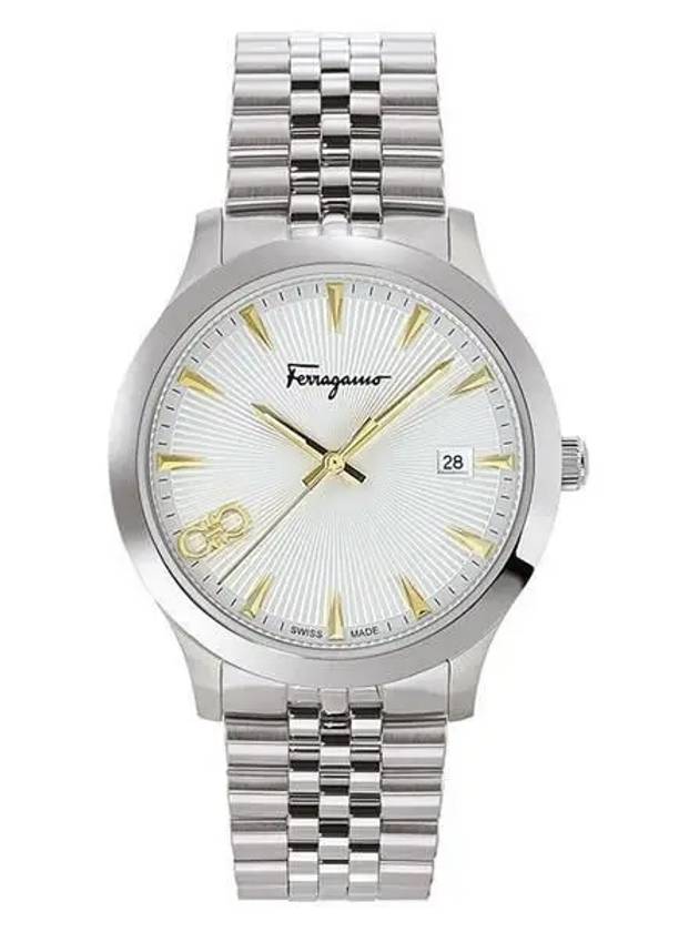 Men's Metal Watch Silver - SALVATORE FERRAGAMO - BALAAN 1