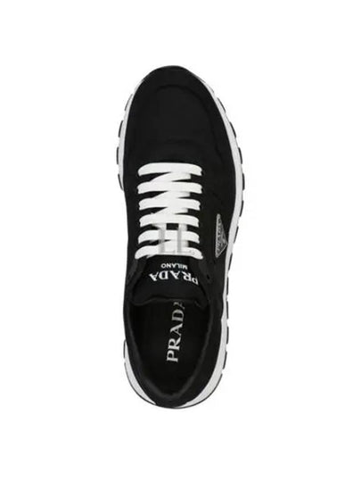 Prax 1 Re-Nylon Low Top Sneakers Black - PRADA - BALAAN 2