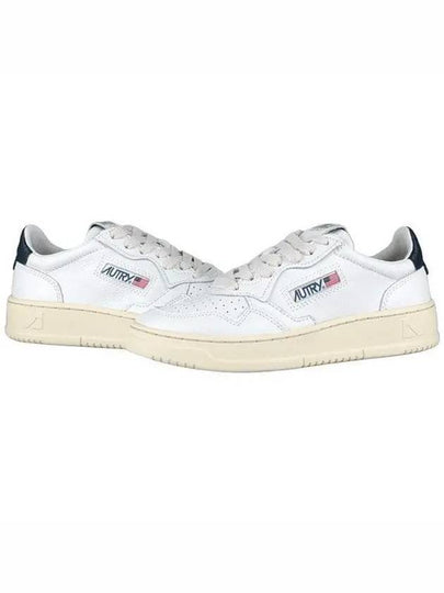 Medalist Black Heel Tab Low Top Sneakers White - AUTRY - BALAAN 2