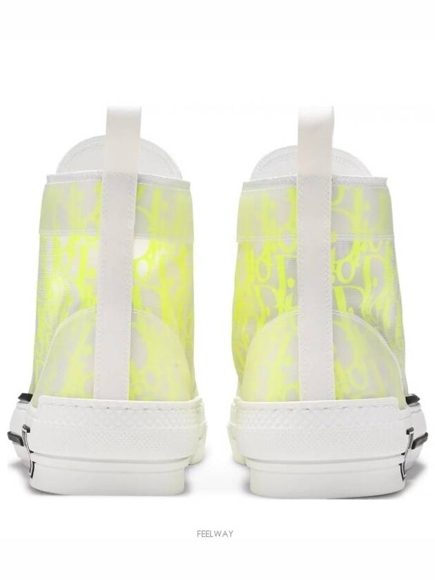 Oblique B23 High Top Sneakers Yellow - DIOR - BALAAN 6