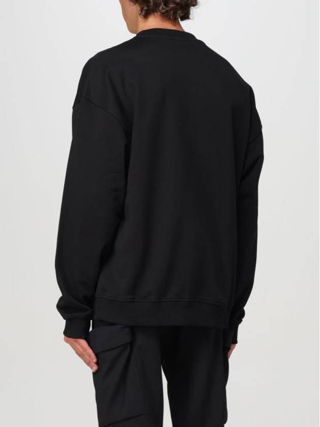 S Box D Logo Patch Sweatshirt Black - DIESEL - BALAAN 3