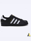 Men's Superstar Low Top Sneakers Core All Black - ADIDAS - BALAAN 2