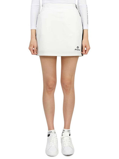 Women's Golf Moment Pleated Skirt White - HORN GARMENT - BALAAN 2