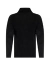 Pleated Turtleneck Black - ISSEY MIYAKE - BALAAN 2