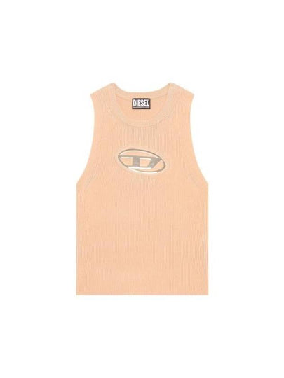 M Onerva Logo Plaque Cut Out Sleeveless Pink - DIESEL - BALAAN 2