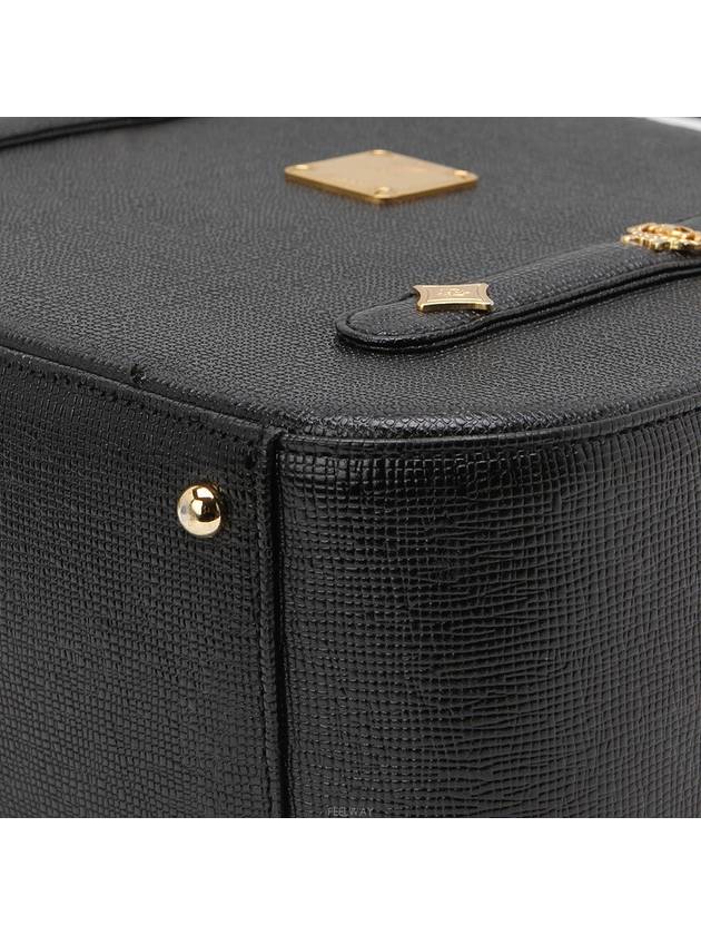 Classic black mini tote vintage gold - MCM - BALAAN 9