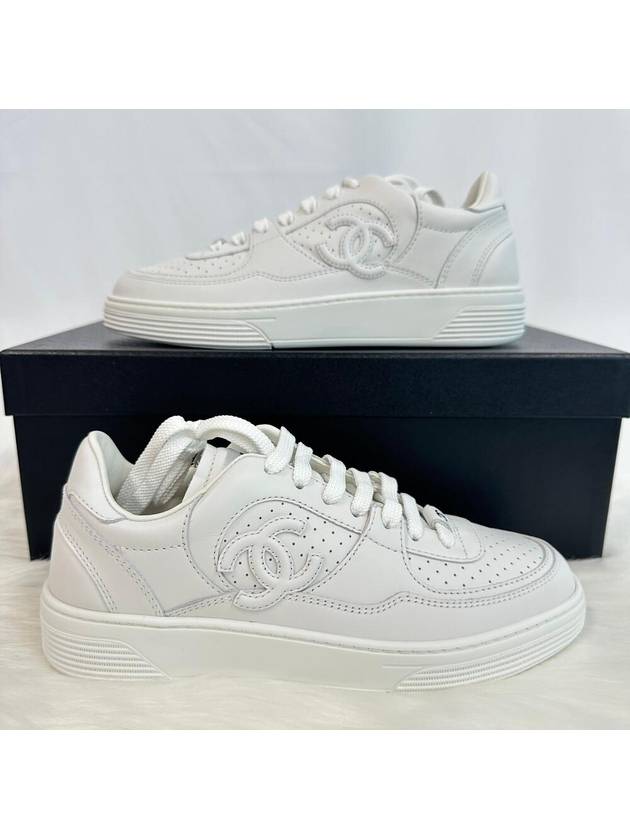 CC logo Chapos women s sneakers white - CHANEL - BALAAN 4