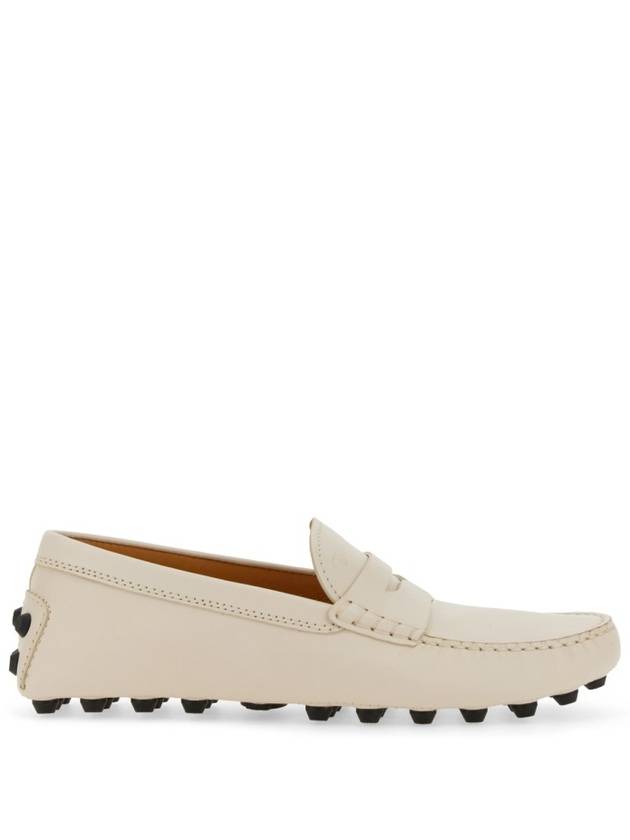 Gomino Moccasin Driving Shoes Cream - TOD'S - BALAAN 3