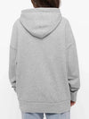 Mansel Big Logo Hoodie Grey - ISABEL MARANT - BALAAN 4