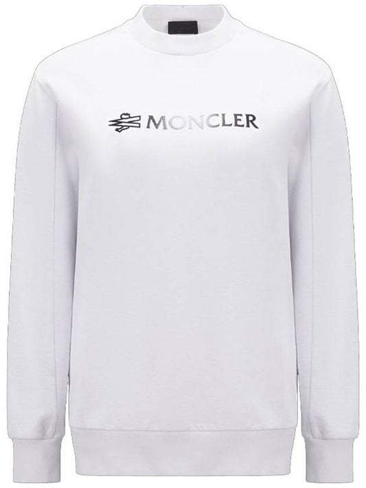 Moncler 8G00011 809KR 001 White Women s Sweatshirt - MONCLER - BALAAN 2