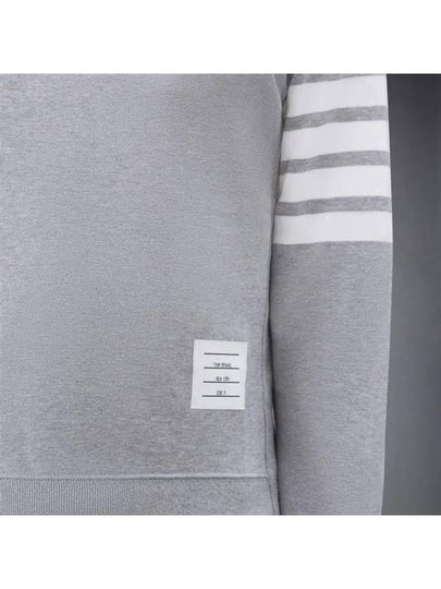 4 Bar Loopback Jersey Sweatshirt Light Grey - THOM BROWNE - BALAAN 2