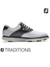 FJ Traditions FJ TRADITIONS Golf Shoes 57928 XW White Black Gray Men’s - FOOTJOY - BALAAN 2