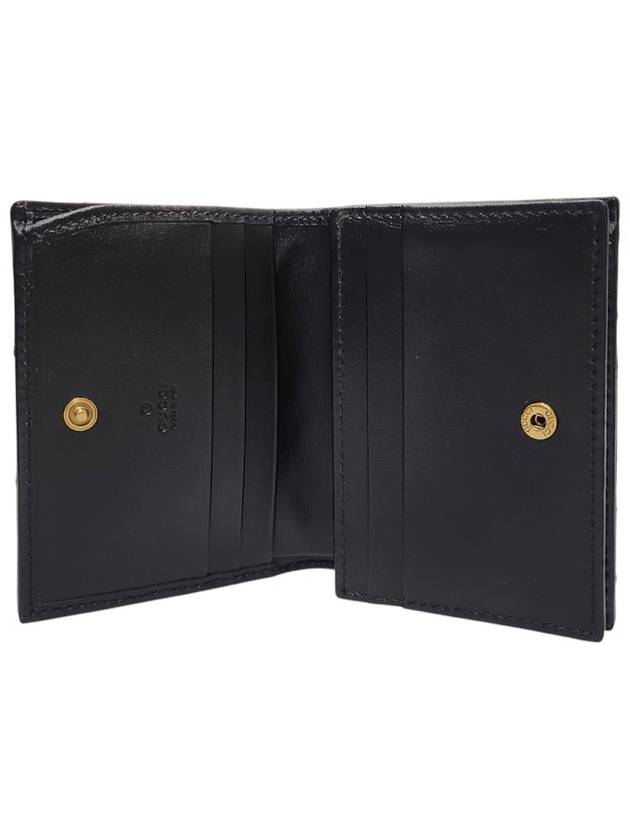 466492 GG Marmont Matelasse Black Card Case Half Wallet - GUCCI - BALAAN 8