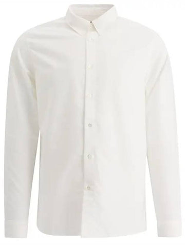 Men's Chemise Gregg Long Sleeve Shirt White - A.P.C. - BALAAN.