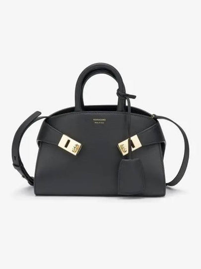 Hug Mini Bag Black - SALVATORE FERRAGAMO - BALAAN 2