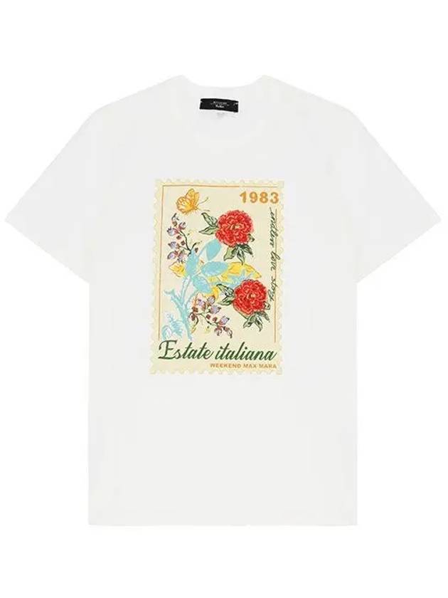 Women's Zirlo Short Sleeve T-Shirt White - MAX MARA - BALAAN 2