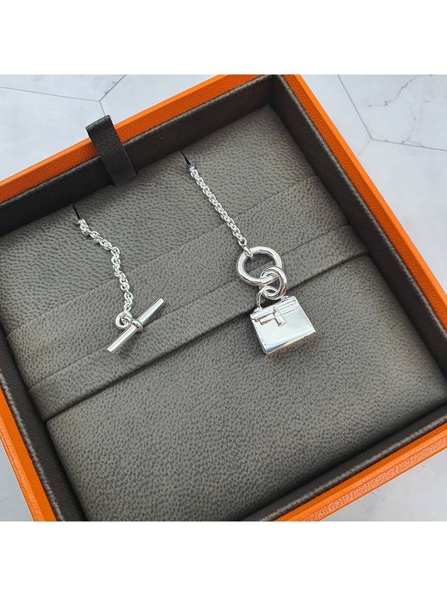 Amulettes Kelly Pendant Necklace Silver - HERMES - BALAAN 2