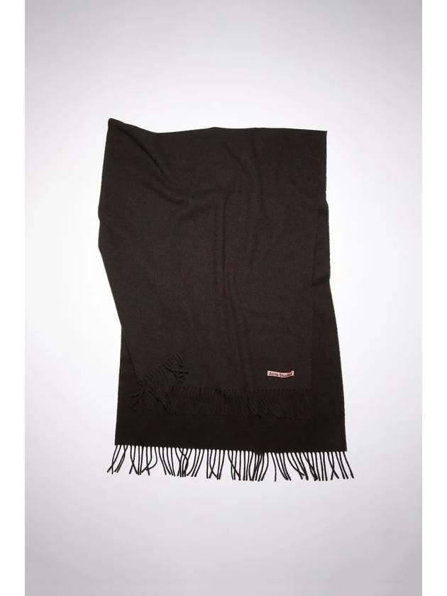 Canada New Oversized Fringe Muffler Chocolate Brown - ACNE STUDIOS - BALAAN 2