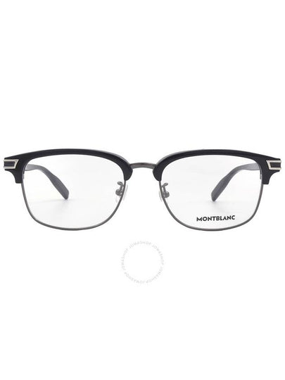 Eyewear Rectangle Metal Eyeglasses Black - MONTBLANC - BALAAN 2