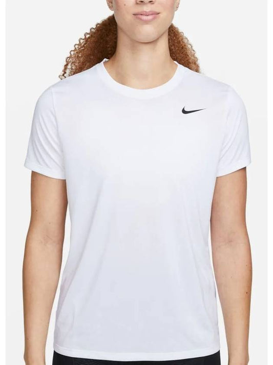 Women's Dri Fit Short Sleeve T-Shirt White - NIKE - BALAAN 2