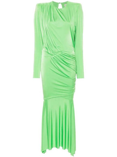 Alexandre Vauthier Long Pleated Dress - ALEXANDRE VAUTHIER - BALAAN 1