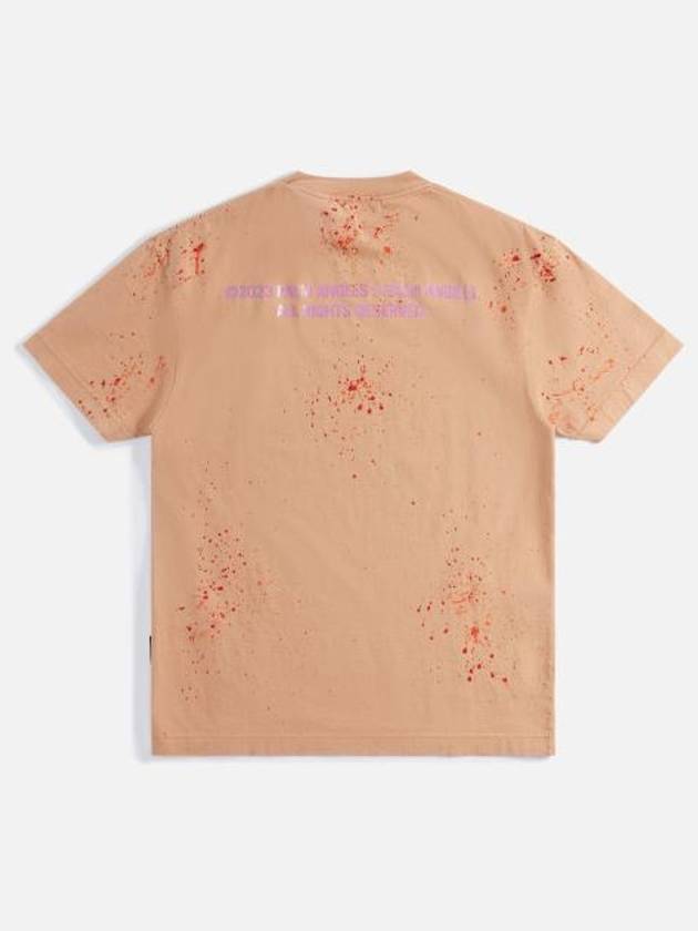 Painted PXP Classic Short Sleeve T-Shirt Orange - PALM ANGELS - BALAAN 3