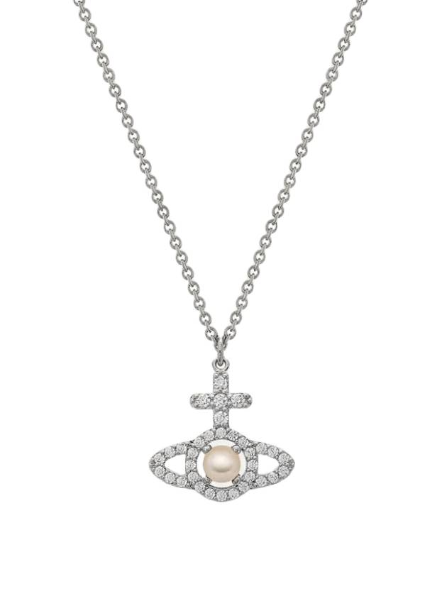 Olympia Pearl Pendant Necklace Silver - VIVIENNE WESTWOOD - BALAAN 1