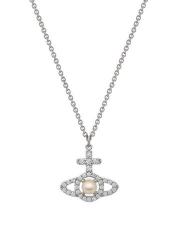 Olympia Pearl Pendant Necklace Silver - VIVIENNE WESTWOOD - BALAAN 1