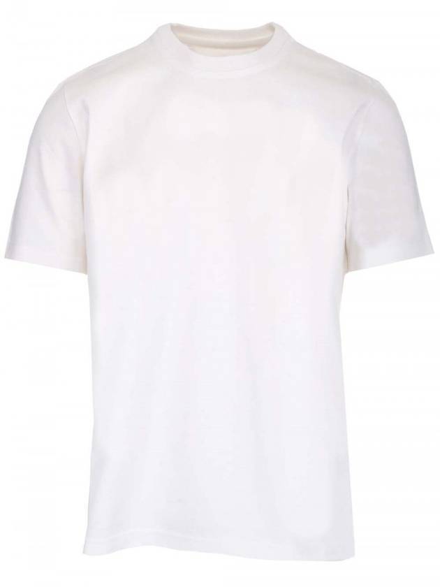 Men's Classic Short Sleeve T-Shirt Chalk - BOTTEGA VENETA - BALAAN.
