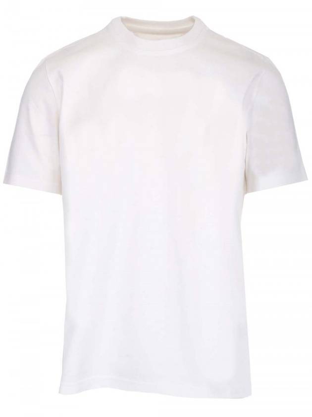 Men's Classic Short Sleeve T-Shirt Chalk - BOTTEGA VENETA - BALAAN 1