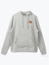 Fox Head Logo Hoodie Grey - BARBOUR - BALAAN 2